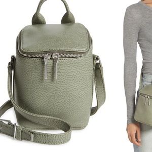 Matt and Nat Micro Dwell Brave Crossbody Bag Grey